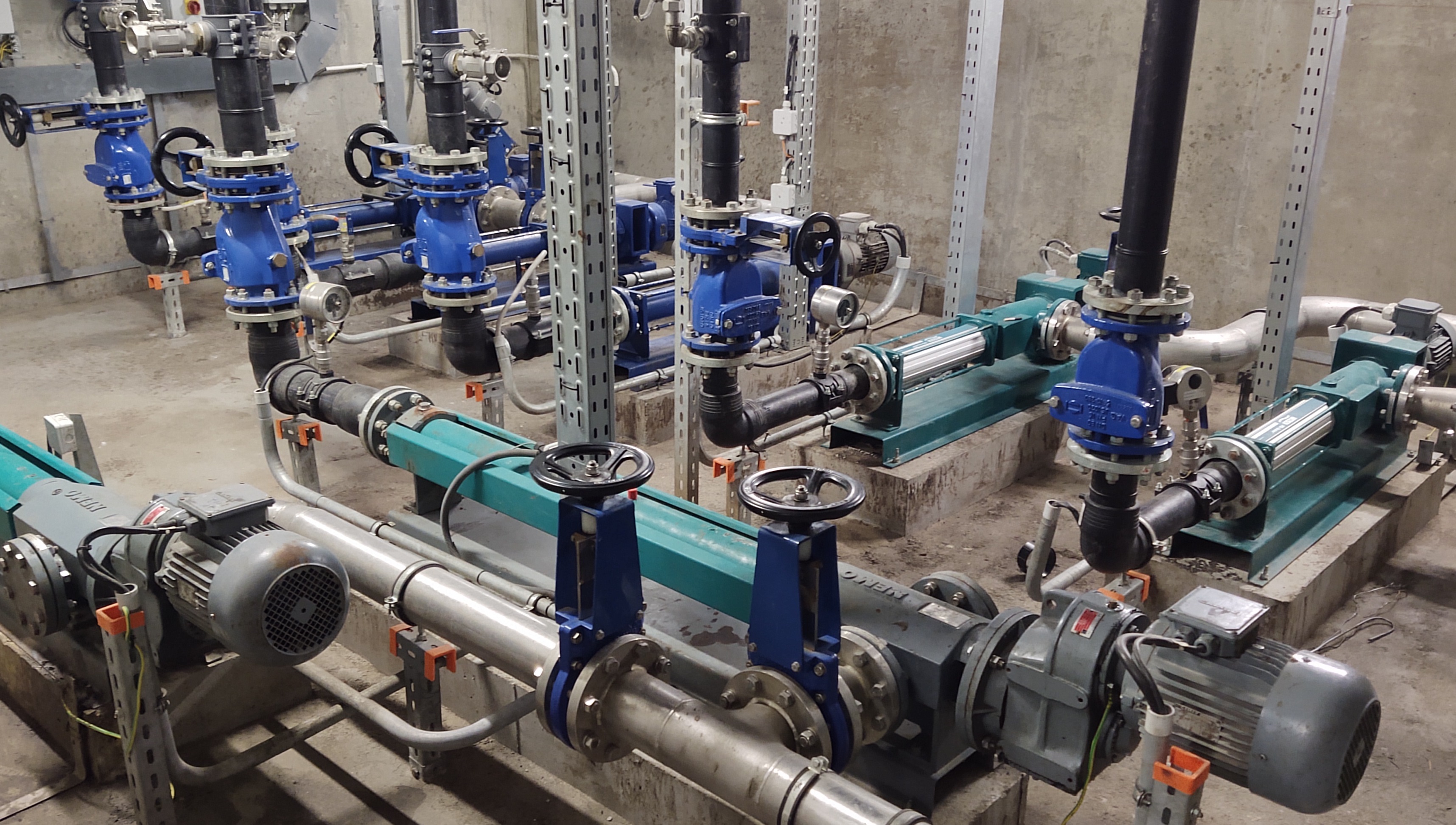 Pompe Netzsch in Statie Epurare